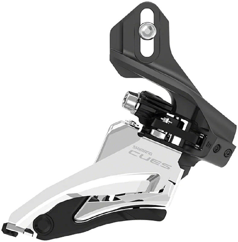 bicycle pad lifespan-Shimano CUES FD-U6000-D Front Derailleur - 10/11-Speed Double Side Swing Direct Mount 36/40t Max BLK/Silver