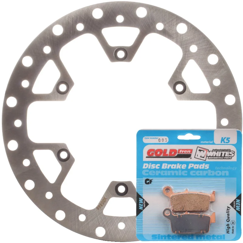 bicycle commuter frame-BRAKE DISC & PAD REAR KIT - SUZ RM125 06-11