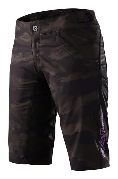 bicycle off-road tires-Troy Lee Designs Mischief Short - Shell - Womens - Brushed Camo - Army