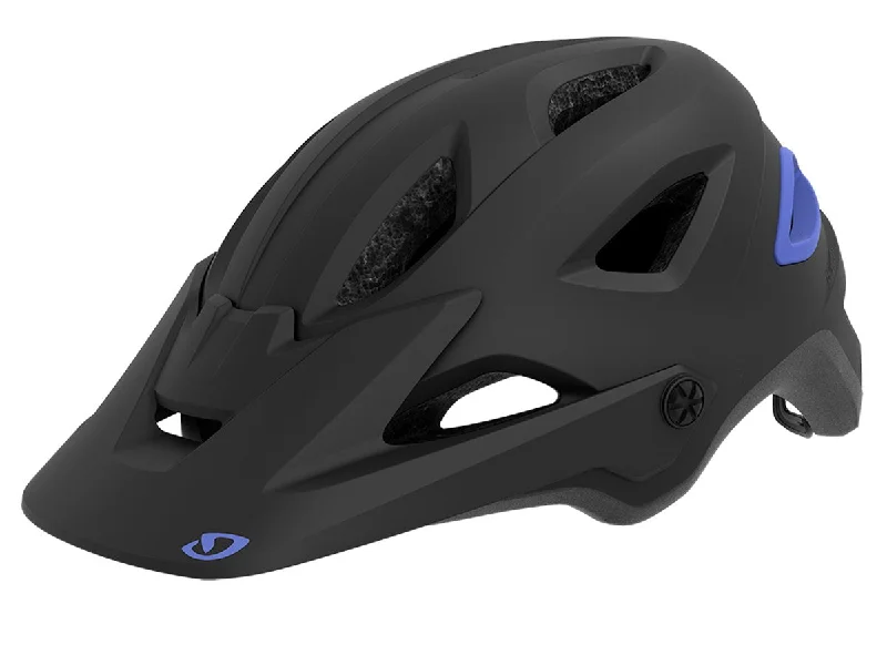 bicycle parts frame-Giro Montara MIPS MTB Helmet - Womens - Matt Black-Electric Purple - 2020