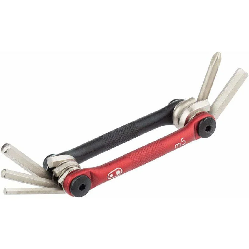 bicycle BMX tires-Crankbrothers Multi 5 Tool - Black/Red