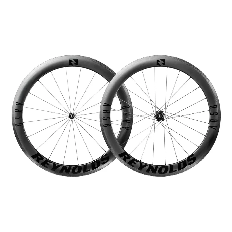 bicycle head angle-Reynolds AR58 700c Road Tubeless Rim Brake Wheel Set Gray