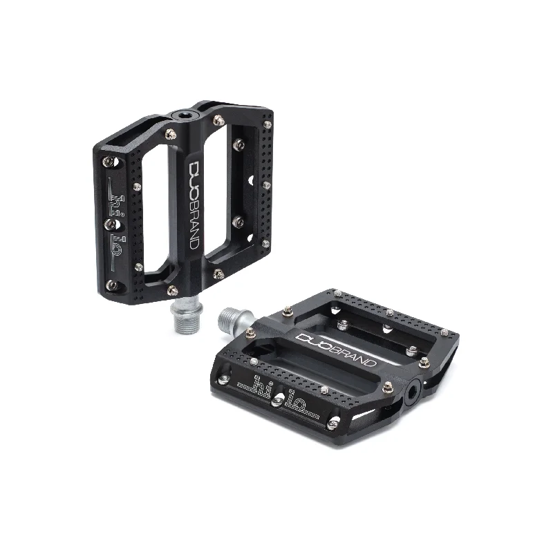 bicycle lightweight frame-DUO Brand Hi-Lo Platform Pedals