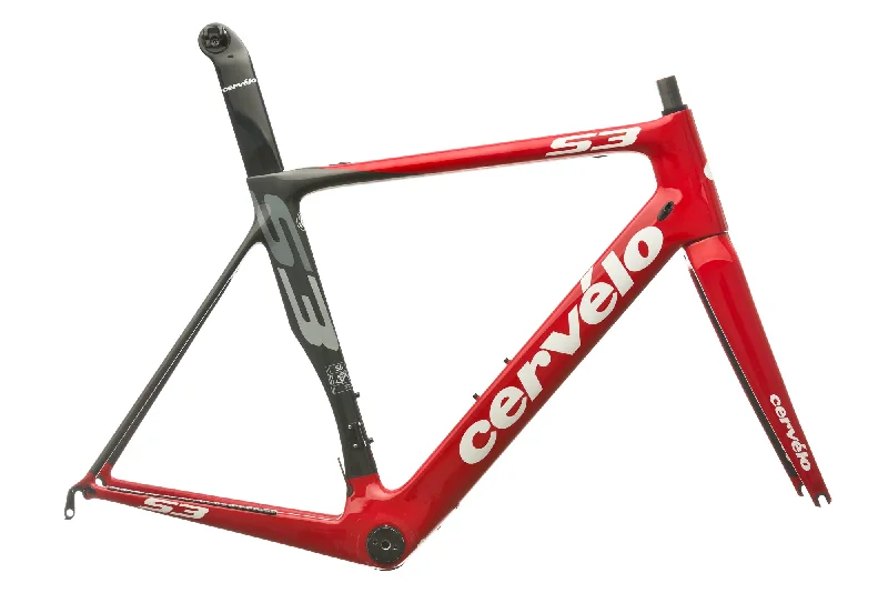 bicycle gear frame-Cervelo S3 56cm Frameset - 2015