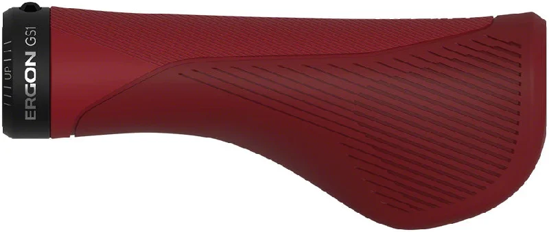 bicycle cleat frame-Ergon GS1 Evo Grips - Small Chili Red