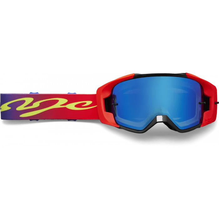 bicycle paint coat-Fox Racing VUE Dkay Goggle - Spark - Blue