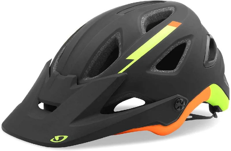 bicycle pad frame-Giro Montaro MIPS MTB Helmet - Black-Lime-Flame