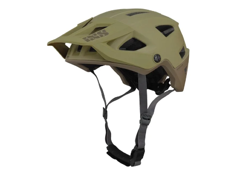 bicycle stem upgrade-iXS Trigger AM MTB Helmet - Camel