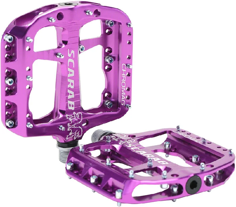 bicycle chain wax-Chromag Scarab Pedals Purple