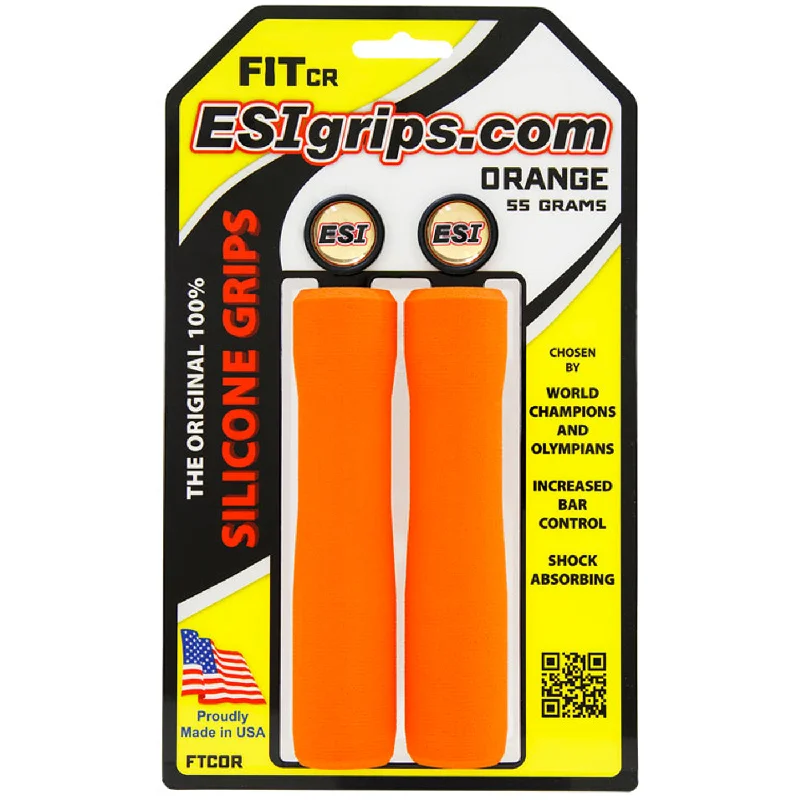 bicycle sidewall tires-Manopole Esigrips Fit CR - Arancione