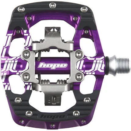 bicycle horn tires-Hope Union GC Pedals Purple