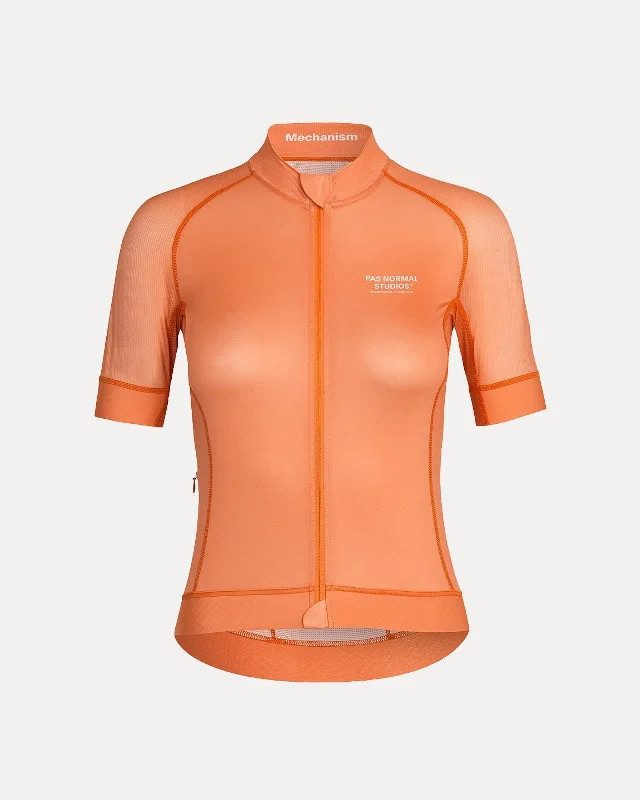 bicycle cleat guard-Women's Mechanism Jersey - Coral