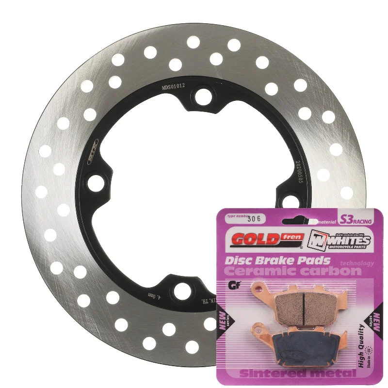 bicycle paint tires-BRAKE DISC & PAD REAR KIT - HON CBR250R 11-15