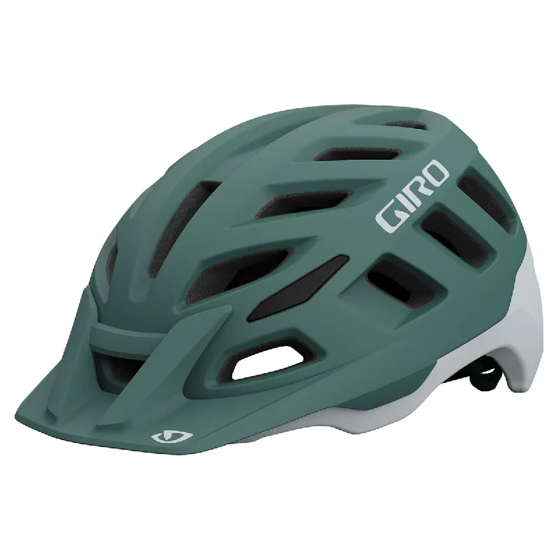 bicycle safety tires-Giro Radix MIPS MTB Helmet - Womens - Matt Gray-Green - 2021