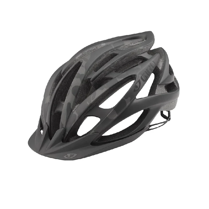 bicycle rust spray-Giro Fathom MTB Helmet - Matt Black-Camo