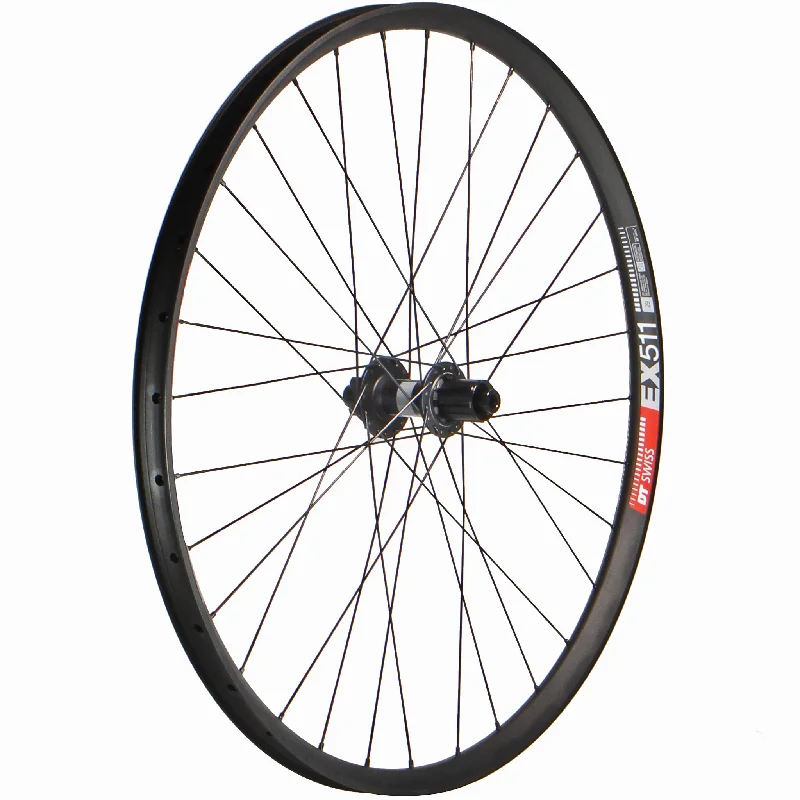 bicycle shoes tires-Wheel Factory DT EX511 27.5" DT 370 LN Rear Wheel 12x148 Boost HG