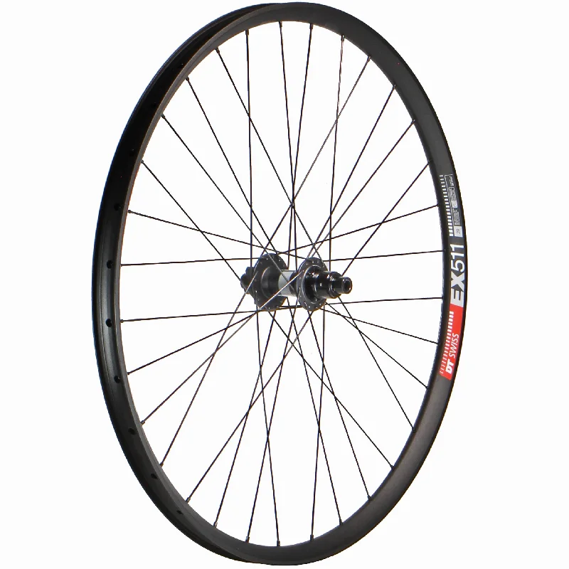 bicycle custom tires-Wheel Factory DT EX511 27.5" DT 370 LN Rear Wheel 12x148 Boost XD