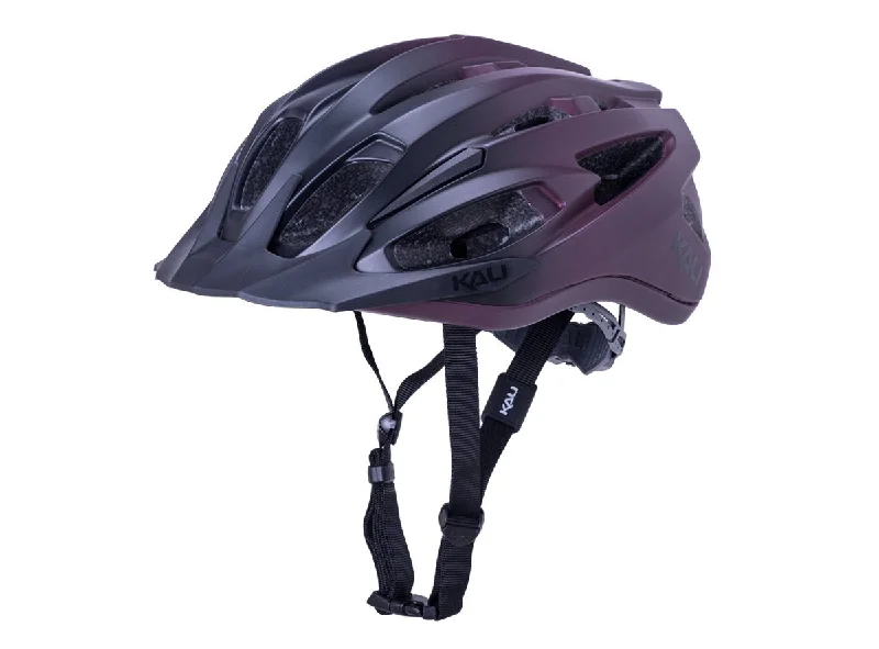 bicycle fork length-Kali Alchemy Fade MTB Helmet - Matt Black-Burgandy