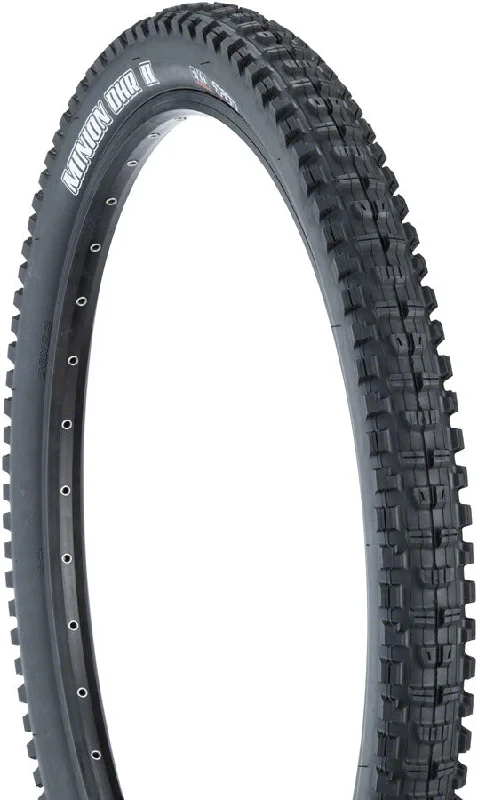 bicycle tour frame-Maxxis Minion DHR II Tire - 29 x 2.4 Tubeless Folding BLK 3C MaxxTerra DH Wide Trail E-50