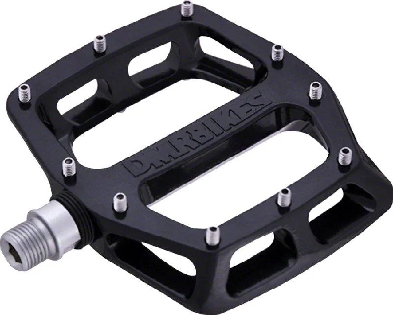 bicycle shock absorber-DMR V12 Pedals - Platform Magnesium  9/16" Black