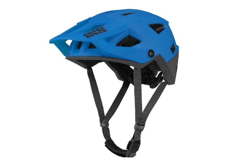 bicycle tire upgrade-iXS Trigger AM MTB Helmet - Fluo Blue