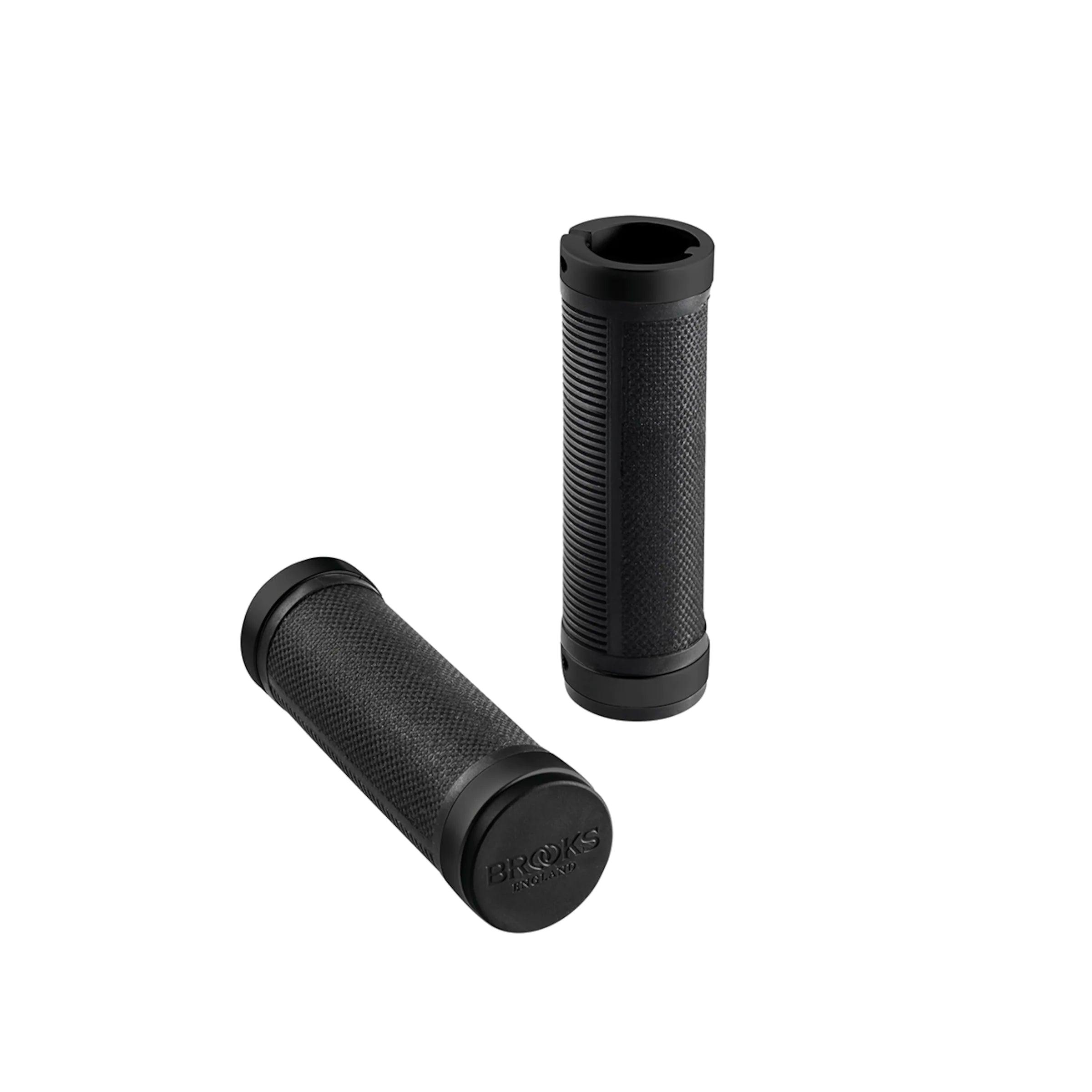 bicycle workshop frame-Brooks Cambium Grips Black/Black | Set of 2