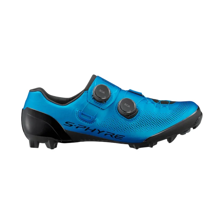 bicycle repair frame-Shimano XC903 S-Phyre Off Road Shoe - Blue