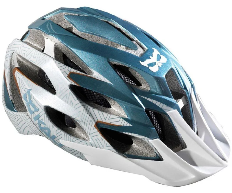 bicycle axle type-Kali Amara MTB Helmet - Bicro - White