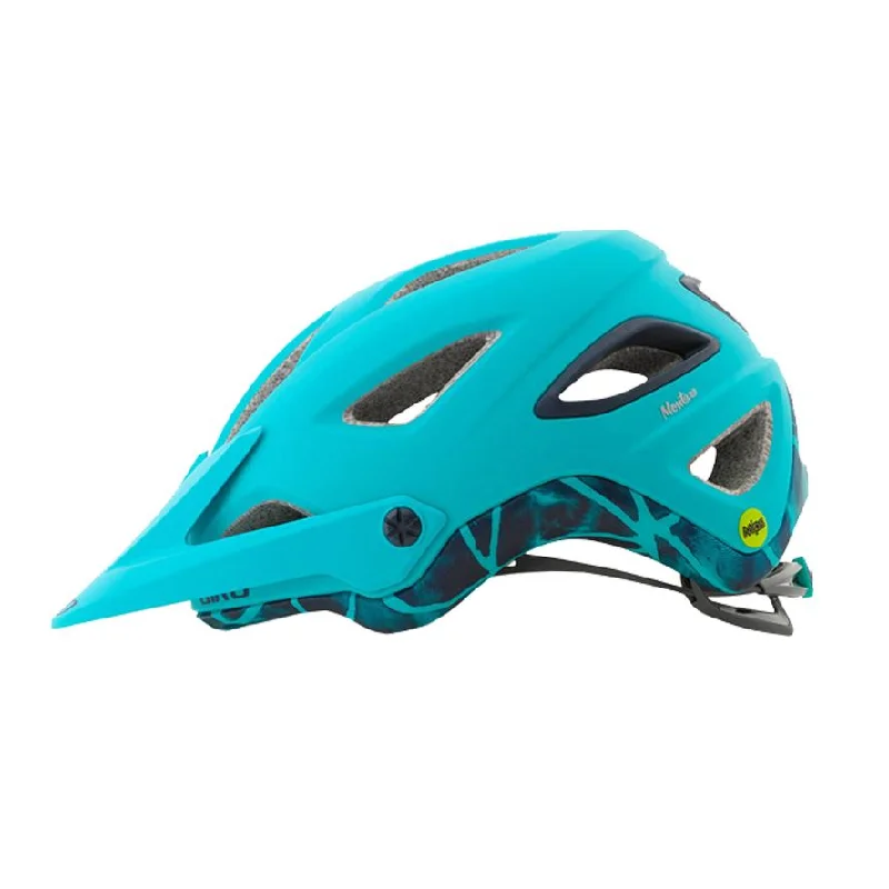 bicycle safety frame-Giro Montara MIPS MTB Helmet - Womens - Matt Glacier