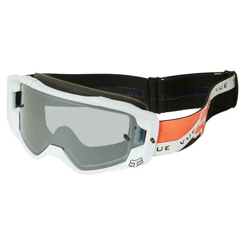 bicycle stand shield-Fox Racing VUE Divide Goggle - Spark - Black-White-Orange