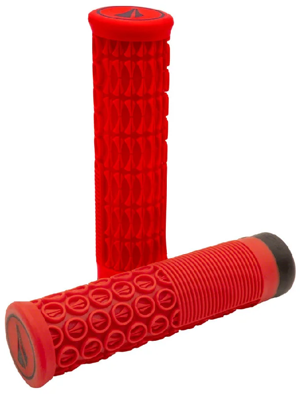 bicycle safety tires-SDG Thrice 33 Lock-On MTB Grips - Red