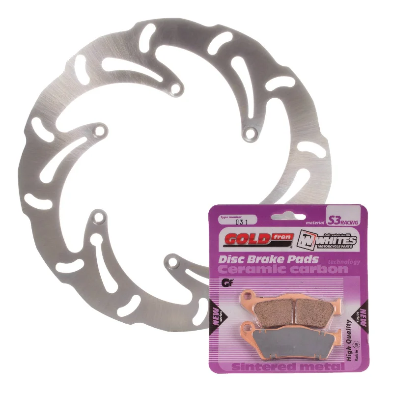 bicycle paint finish-BRAKE DISC & PAD FRONT KIT - KTM 250 SX-F 05-06 - WAVE