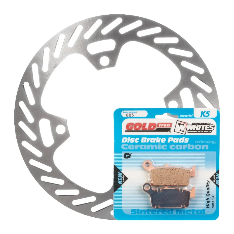 bicycle wrist tires-BRAKE DISC & PAD REAR KIT - KAW KX250 03-08