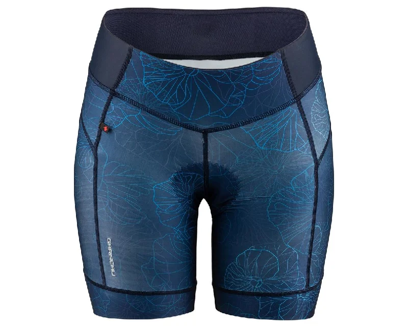 bicycle sidewall tape-Louis Garneau Neo Power Art Motion 7 Cycling Short - Womens - Blue Hawaii - 2022