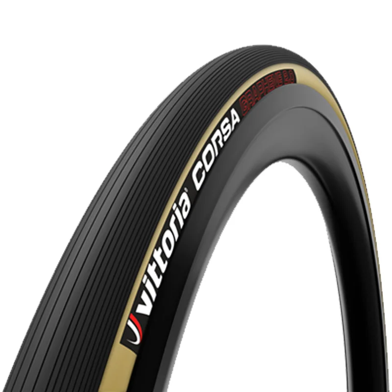 bicycle axle type-Copertoncino Vittoria Corsa Graphene 2.0 700x32c - Nero Para