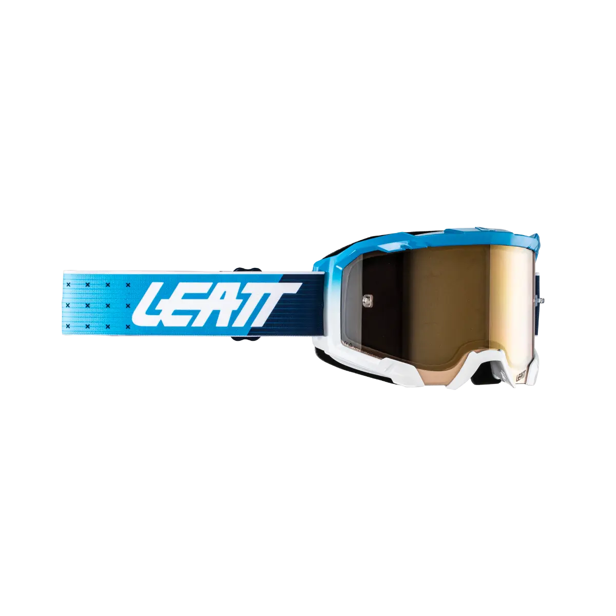 bicycle drivetrain care-Leatt Velocity 4.5 Iriz MTB Goggle - Cyan-Bronze - 2024