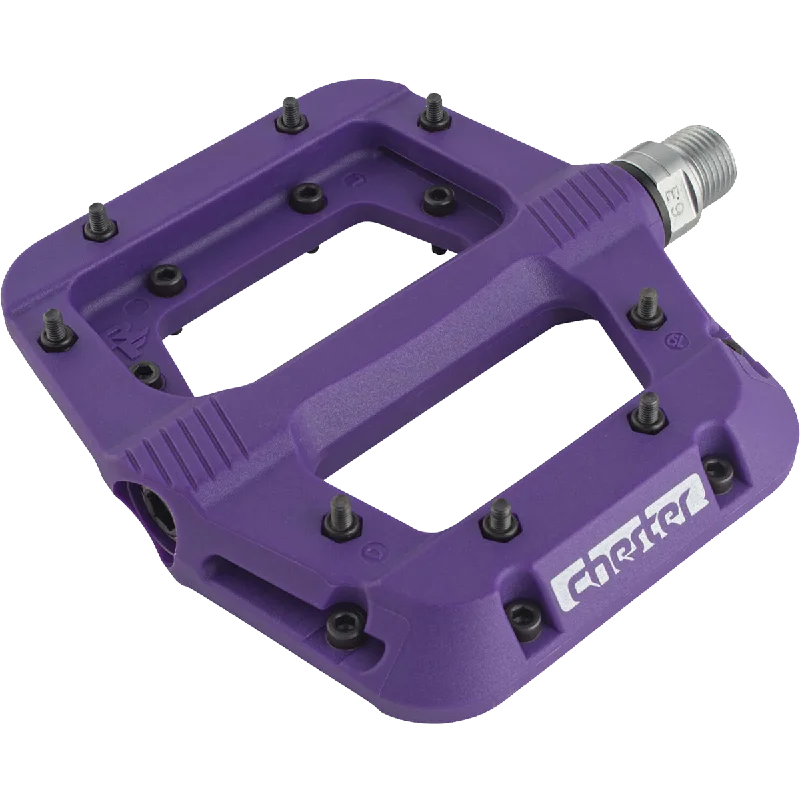 bicycle night tires-Chester 9/16 Purple Platform Pedal