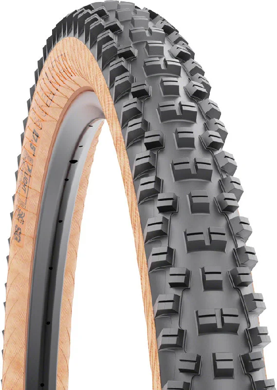 bicycle sprocket size-WTB Vigilante Tire - 29 x 2.3 TCS Tubeless Folding BLK/Tan Light/Fast Rolling Dual DNA SG2