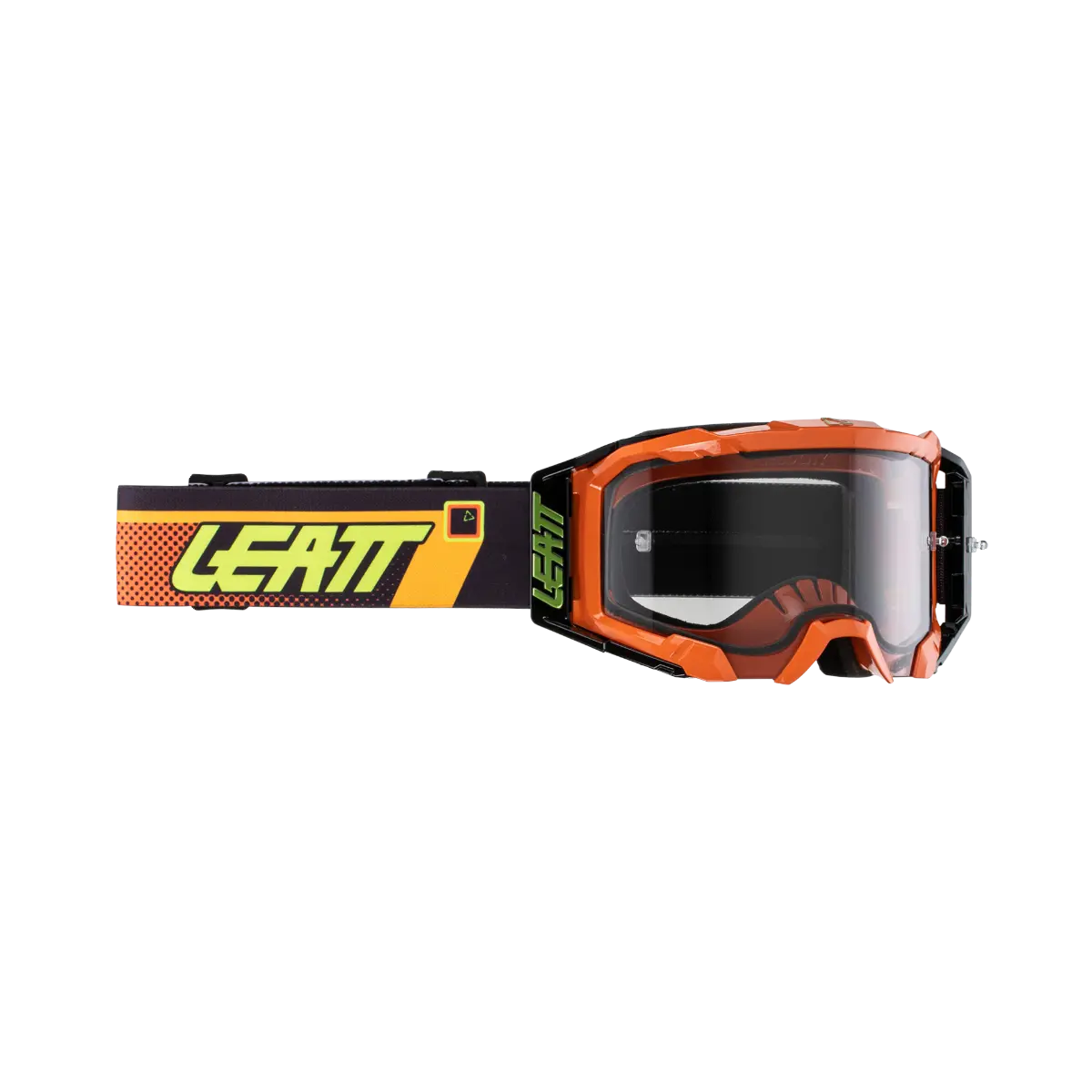 bicycle pump head-Leatt Velocity 5.5 MTB Goggle - Citrus-Light Gray - 2024