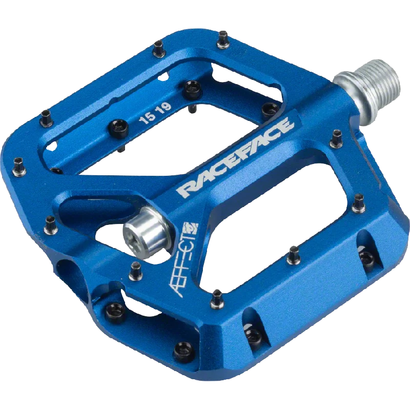 bicycle tool organizer-Aeffect Platform Pedal 9/16" - Blue