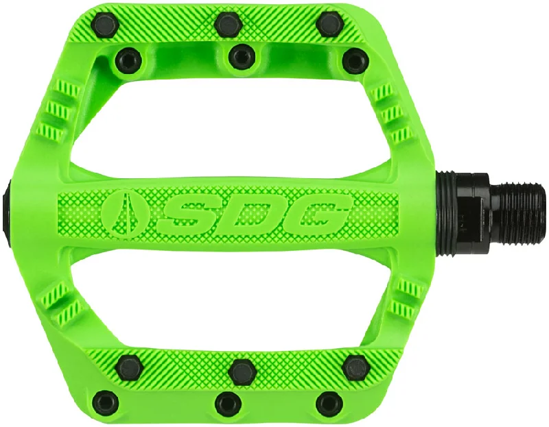 bicycle mountain frame-SDG Slater Pedals Neon Green