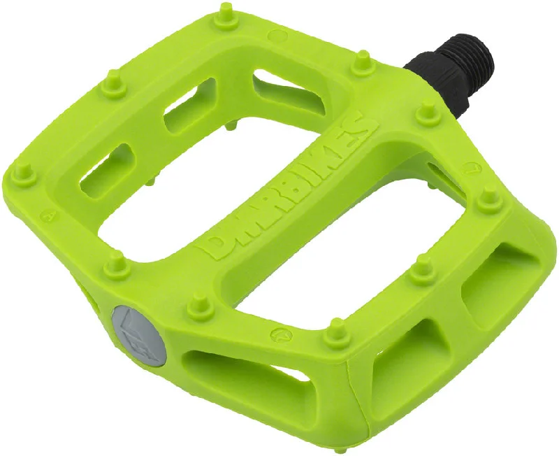 bicycle freestyle frame-DMR V6 Pedals - Platform Plastic 9/16" Green