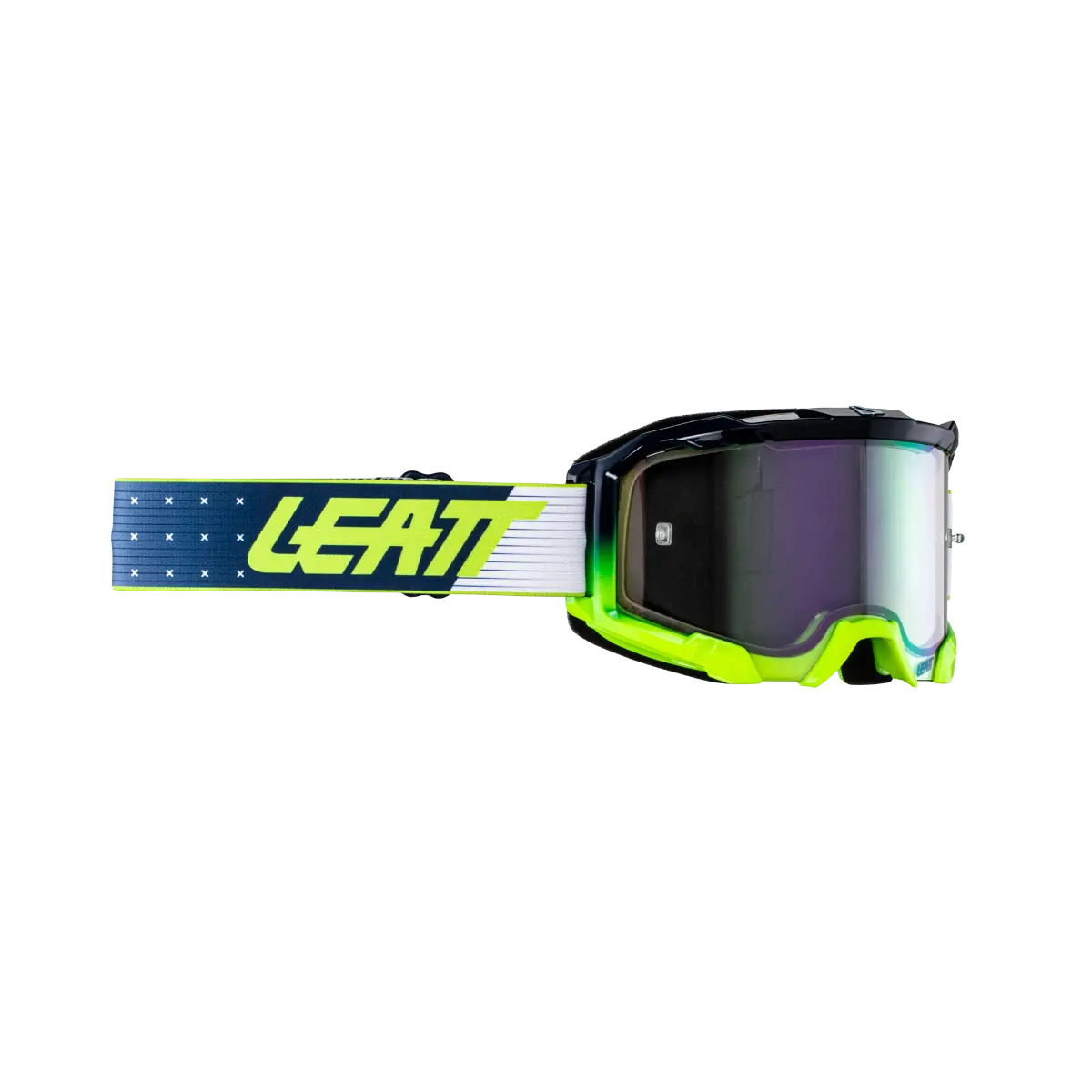 bicycle brake alignment-Leatt Velocity 4.5 Iriz MTB Goggle - Blue-Purple - 2024