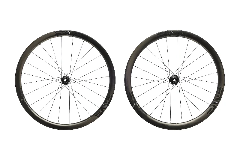 bicycle brake frame-Enve SES 3.4 Carbon Tubeless 700c Wheelset