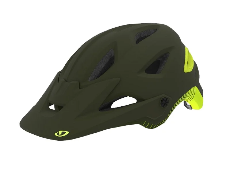 bicycle custom tires-Giro Montaro MIPS MTB Helmet - Matt Olive-Citron - 2019