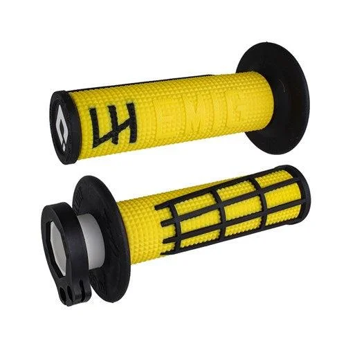 bicycle navigation frame-ODI MX V2 EMIG 2.0 LOCK ON GRIP  2T/4T - YELLOW/BLACK