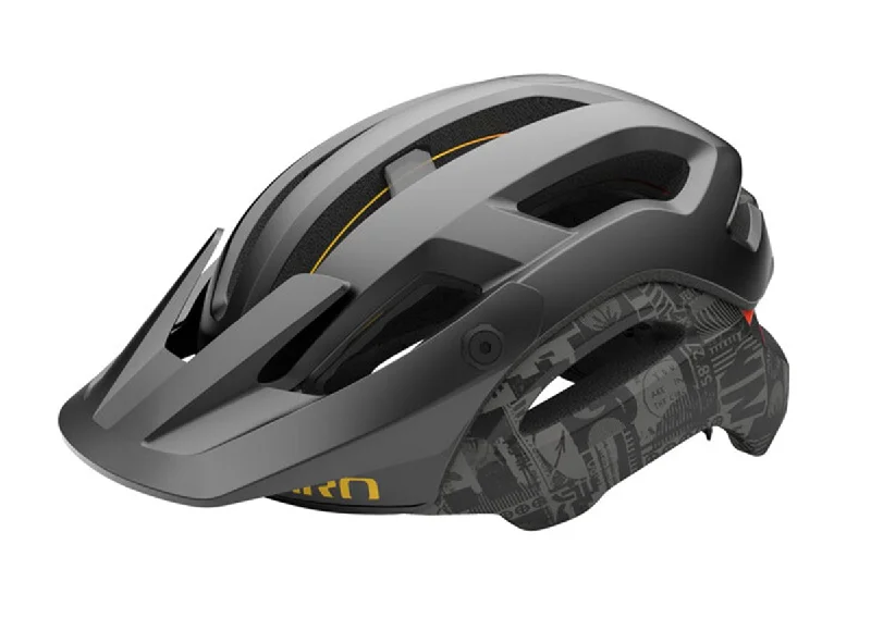 bicycle endurance bike-Giro Manifest Spherical MTB Helmet - Matt Black Hypnotic - 2020