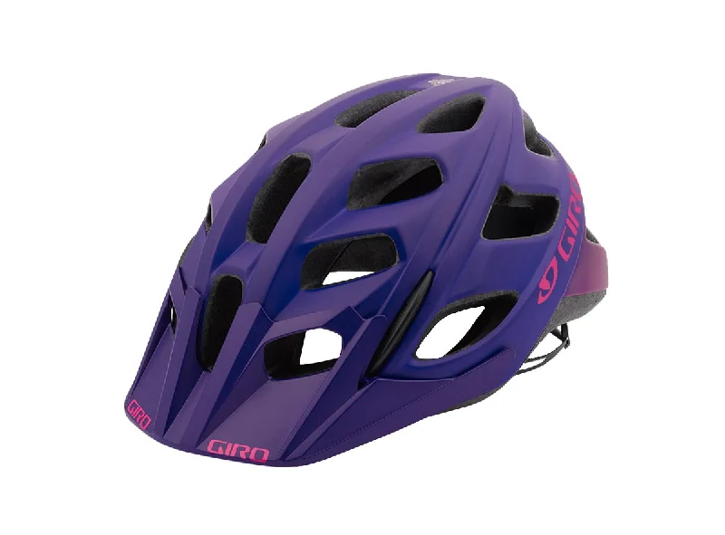 bicycle lever shield-Giro Hex MTB Helmet - Matt Purple-Bright Pink