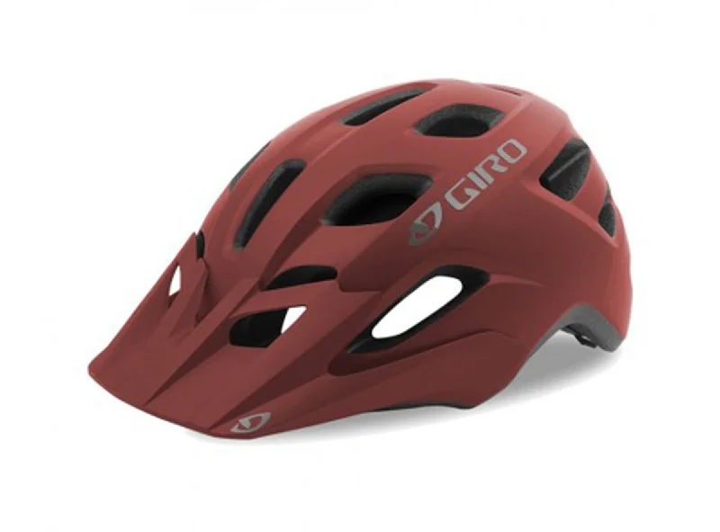 bicycle shoe guard-Giro Fixture MTB Helmet - Matt Dark Red