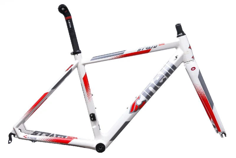 bicycle gravel frame-Cinelli Strato Faster XS Frameset - 2016